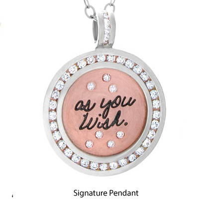 Handwriting Jewelry Pendant by Metal Pressions